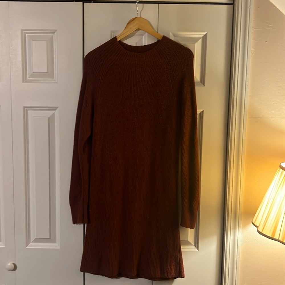 Abercrombie Maroon Sweater Dress